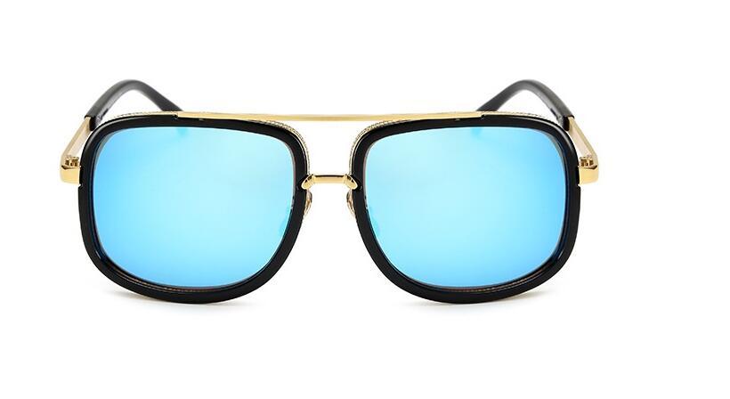 Flat Top Hot Square Sunglasses Men