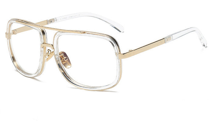 Flat Top Hot Square Sunglasses Men
