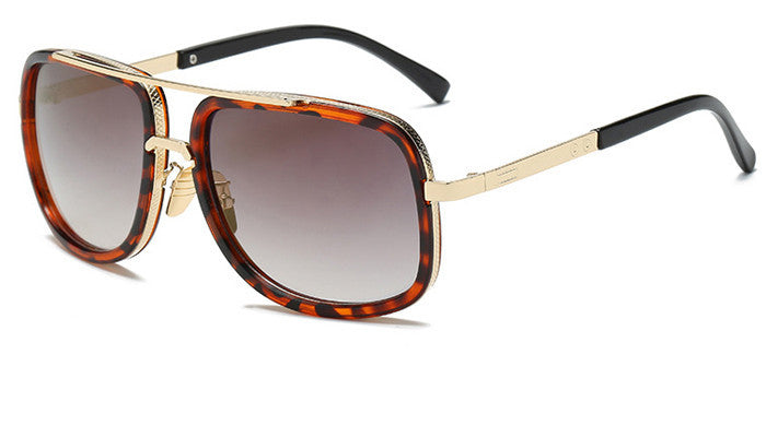 Flat Top Hot Square Sunglasses Men