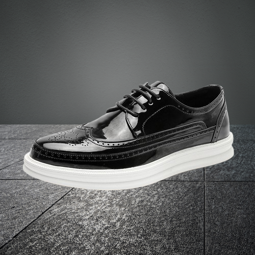 Mens Business Casual Korean Style Trendy British Mens Shoes