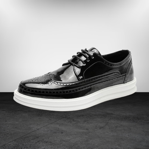 Mens Business Casual Korean Style Trendy British Mens Shoes